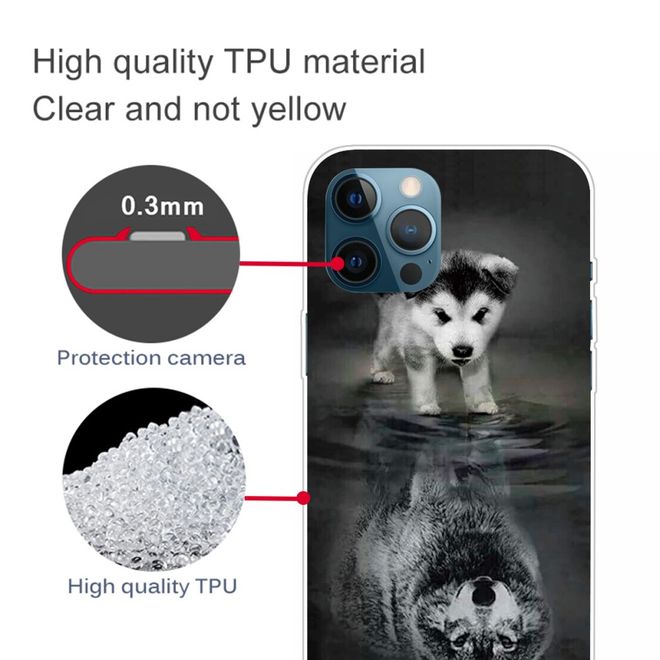 Coque pour iPhone 13 Pro - Série Image Plastic - Loup