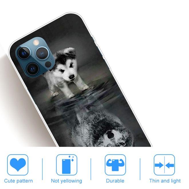 Coque pour iPhone 13 Pro - Série Image Plastic - Loup