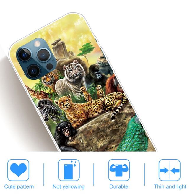 iPhone 13 Pro Phone Case - Softcase Image Plastic Series - Wildlife