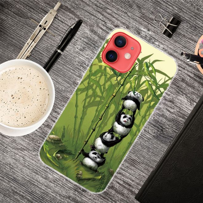 iPhone 13 mini phone case - Softcase Image Plastic Series - Pandas
