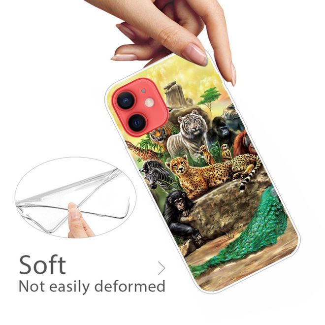 Coque pour iPhone 13 mini - Série Softcase Image Plastic - Faune sauvage