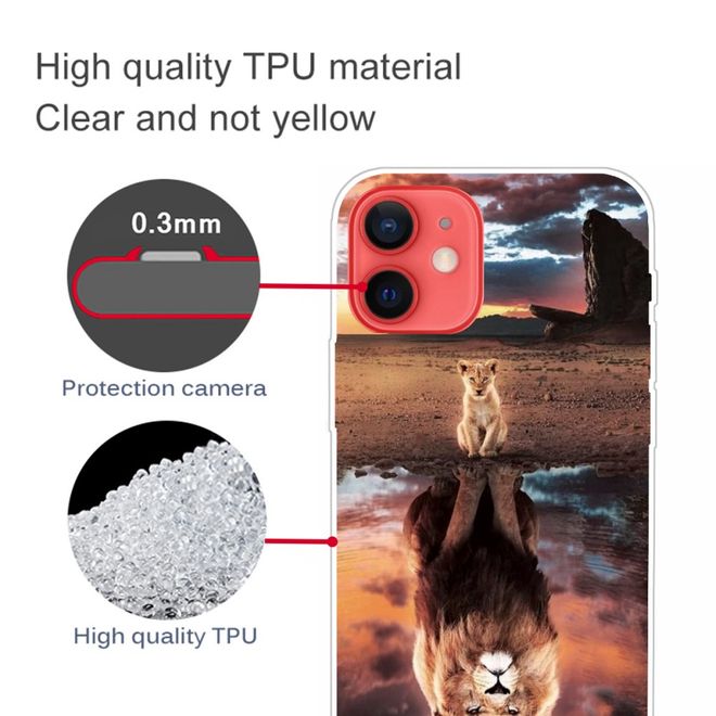 Coque pour iPhone 13 - Série Image Plastic - Lion