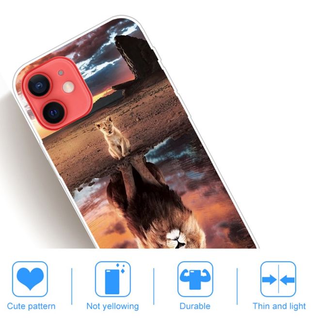 Coque pour iPhone 13 - Série Image Plastic - Lion