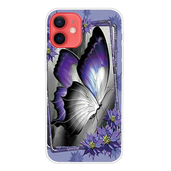 iPhone 13 Phone Case - Softcase Image Plastic Series - Large Butterfly