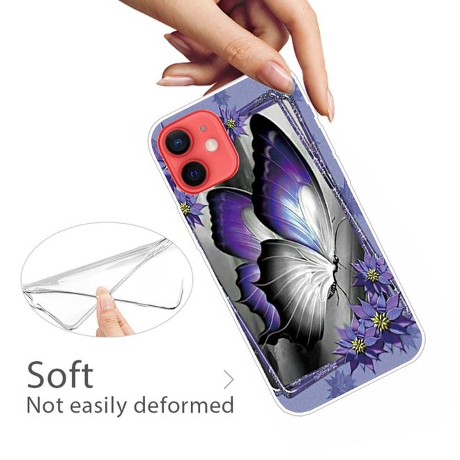 iPhone 13 Phone Case - Softcase Image Plastic Series - Large Butterfly