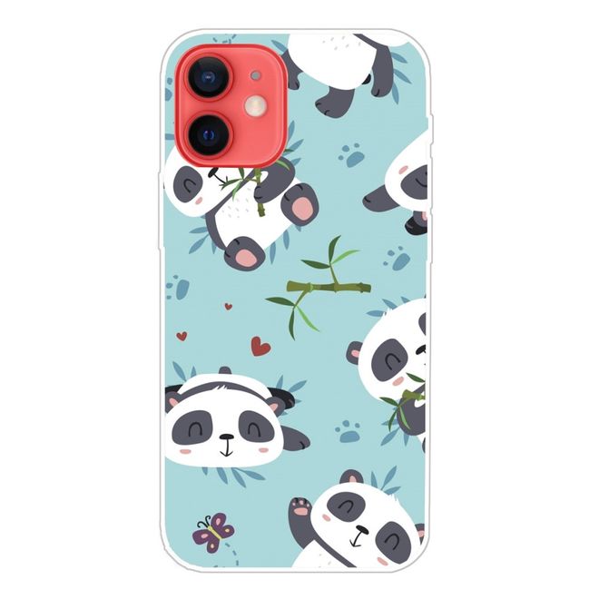 Coque pour iPhone 13 - Série Image Plastic - Petits Pandas