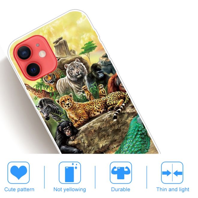iPhone 13 Handyhülle - Softcase Image Plastik Series - Wildtiere