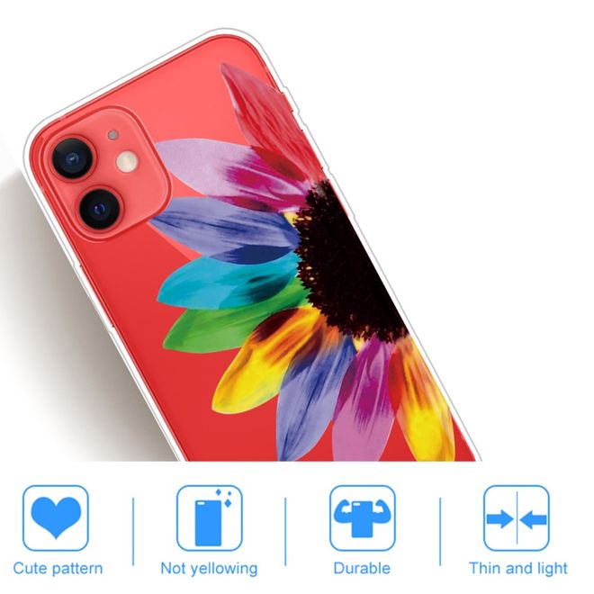 iPhone 13 Phone Case - Softcase Image Plastic Series - Colourful Flower