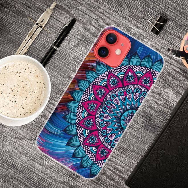 iPhone 13 Phone Case - Softcase Image Plastic Series - Mandala Flower