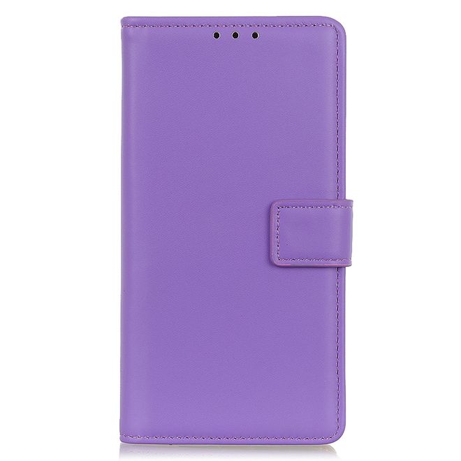 iPhone 13 Pro Max Phone Case - Classic II Leather Bookcover Series - Purple