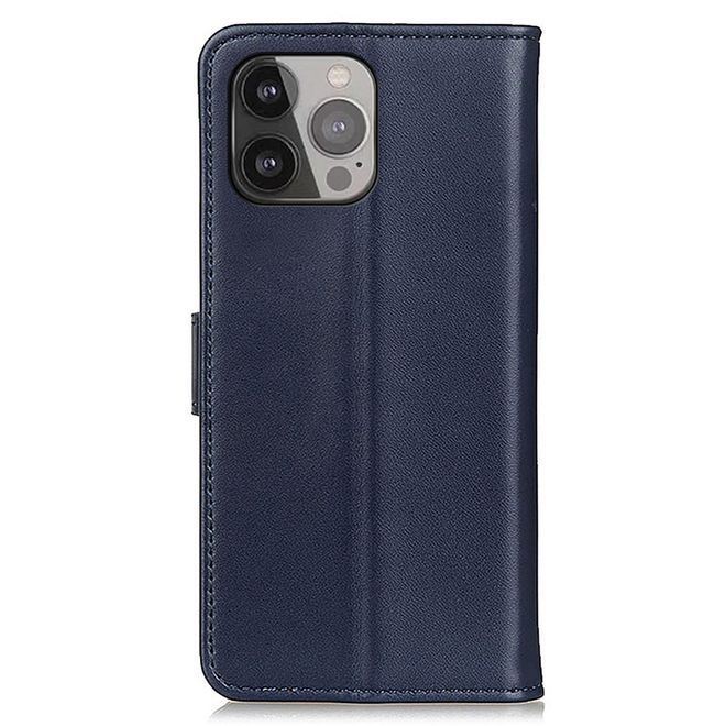 Étui pour iPhone 13 Pro Max - Collection Classic II en cuir - Bleu