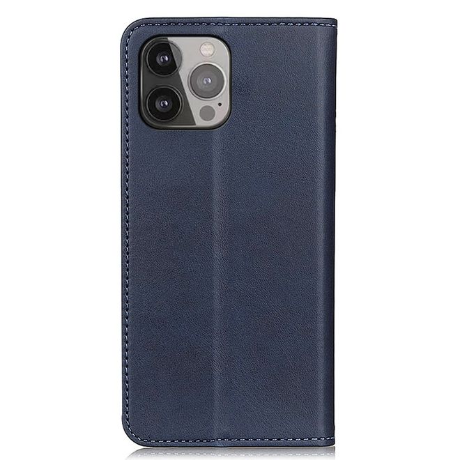 Étui pour iPhone 13 Pro Max - Collection Classic V Leather Bookcover - Bleu