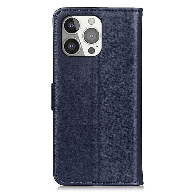Étui pour iPhone 13 Pro - Collection Classic II en cuir - Bleu