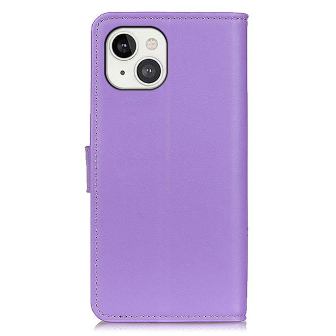 iPhone 13 Handy Hülle - Classic II Leder Bookcover Series - purpur