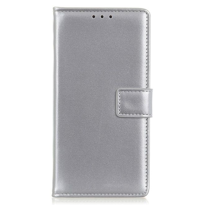 Étui pour iPhone 13 - Collection Classic II Cuir - Argent