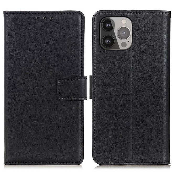 Étui pour iPhone 13 Pro Max - Collection Classic II en cuir - Noir
