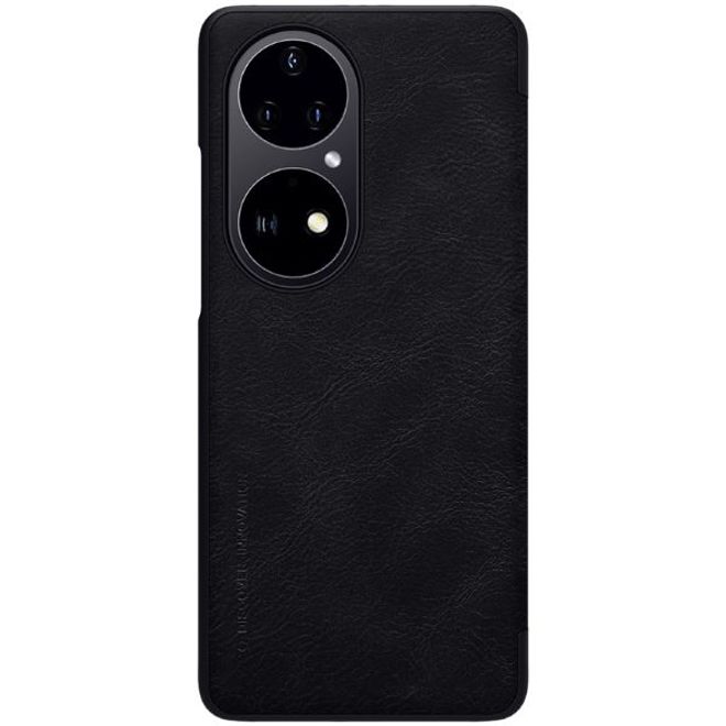 Nillkin - Huawei P50 Pro Hülle - Leder Book Case - Qin Series - schwarz