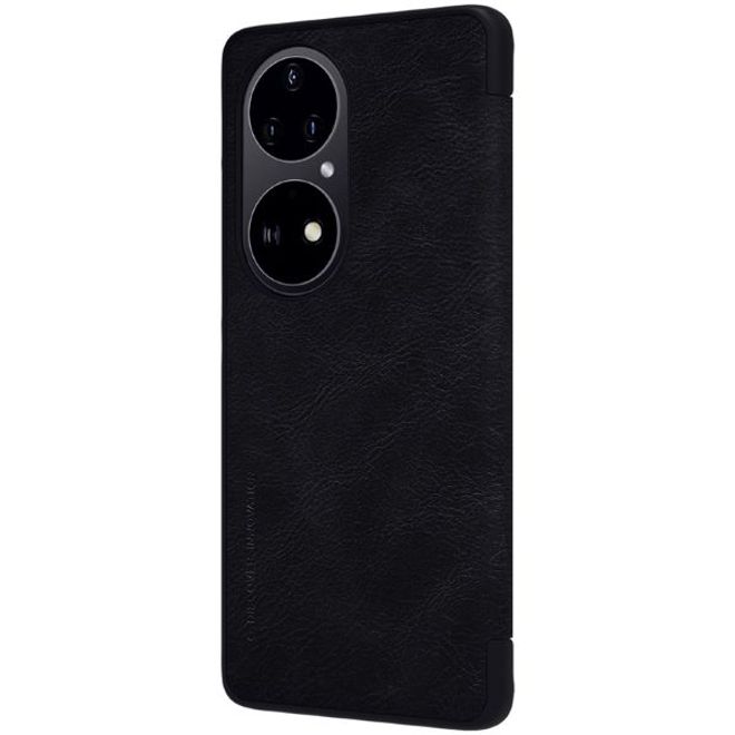 Nillkin - Huawei P50 Pro Hülle - Leder Book Case - Qin Series - schwarz