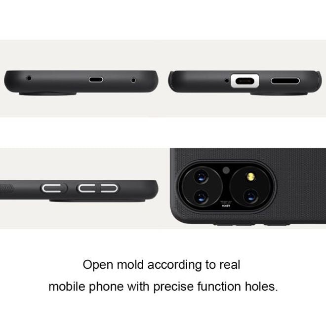 Nillkin - Huawei P50 Hülle - Plastik Case - Super Frosted Shield Series - rot