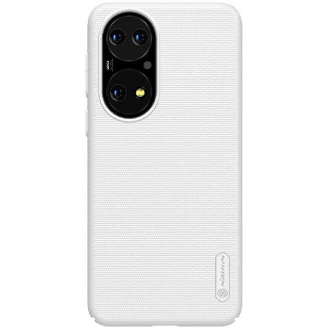 Nillkin - Huawei P50 Hülle - Plastik Case - Super Frosted Shield Series - weiss