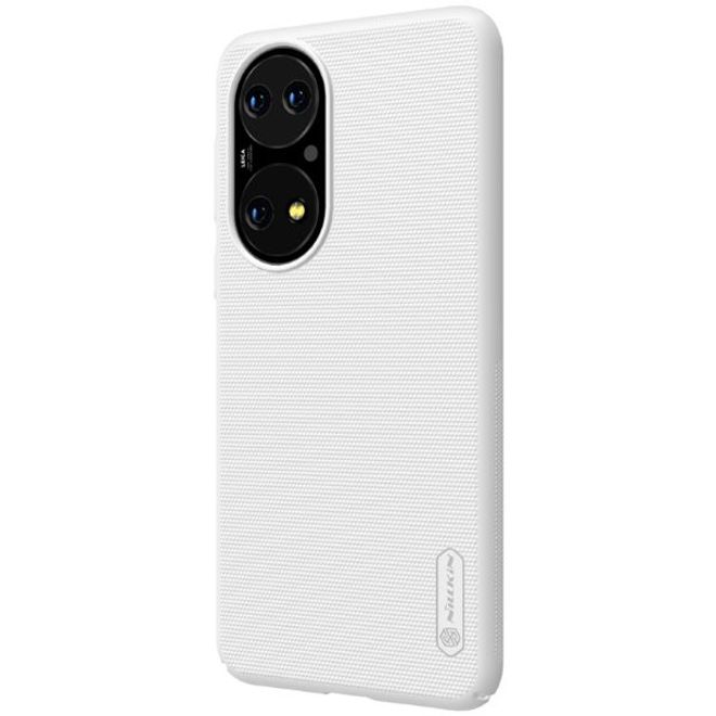 Nillkin - Huawei P50 Hülle - Plastik Case - Super Frosted Shield Series - weiss