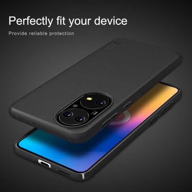 Nillkin - Huawei P50 Hülle - Plastik Case - Super Frosted Shield Series - weiss