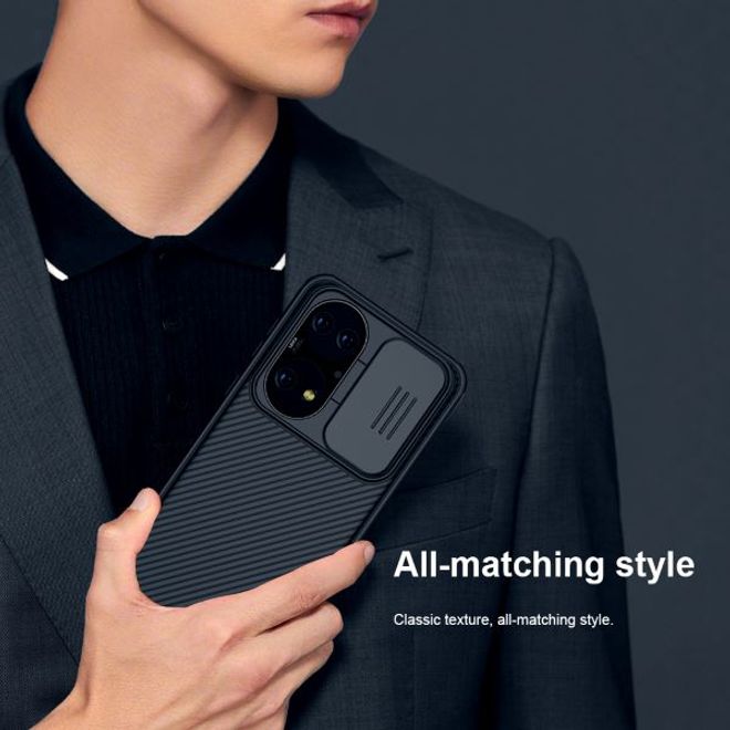 Nillkin - Huawei P50 Hülle - Plastik Hardcase - CamShield Pro Series - schwarz