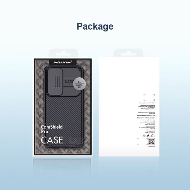 Nillkin - Huawei P50 Hülle - Plastik Hardcase - CamShield Pro Series - schwarz
