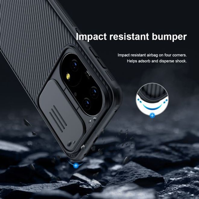 Nillkin - Huawei P50 Hülle - Plastik Hardcase - CamShield Pro Series - schwarz