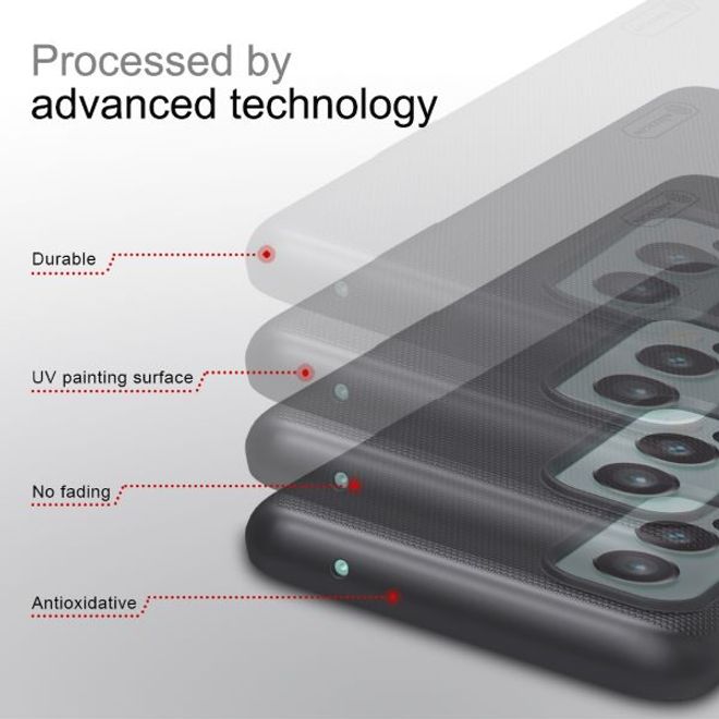 Nillkin - OnePlus Nord 2 5G Hülle - Plastik Case - Super Frosted Shield Series - weiss