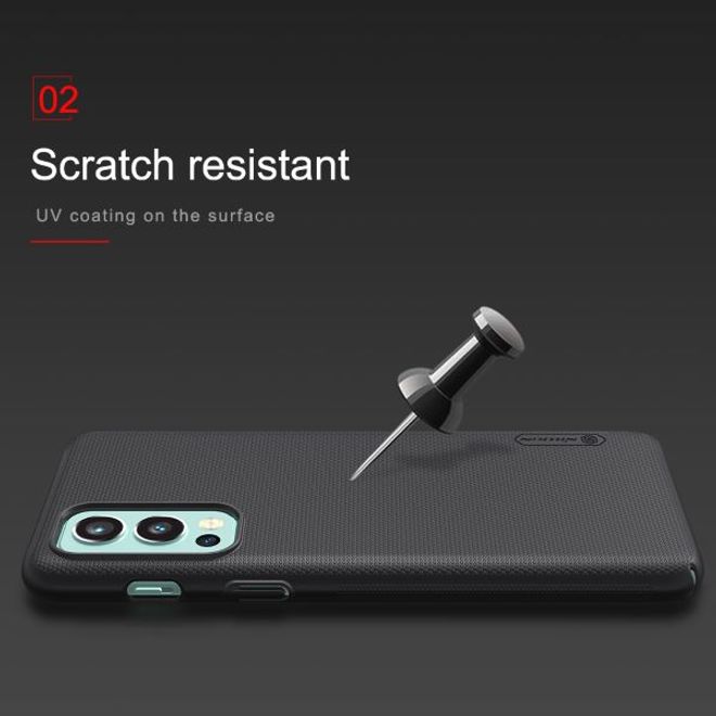 Nillkin - OnePlus Nord 2 5G Hülle - Plastik Case - Super Frosted Shield Series - weiss