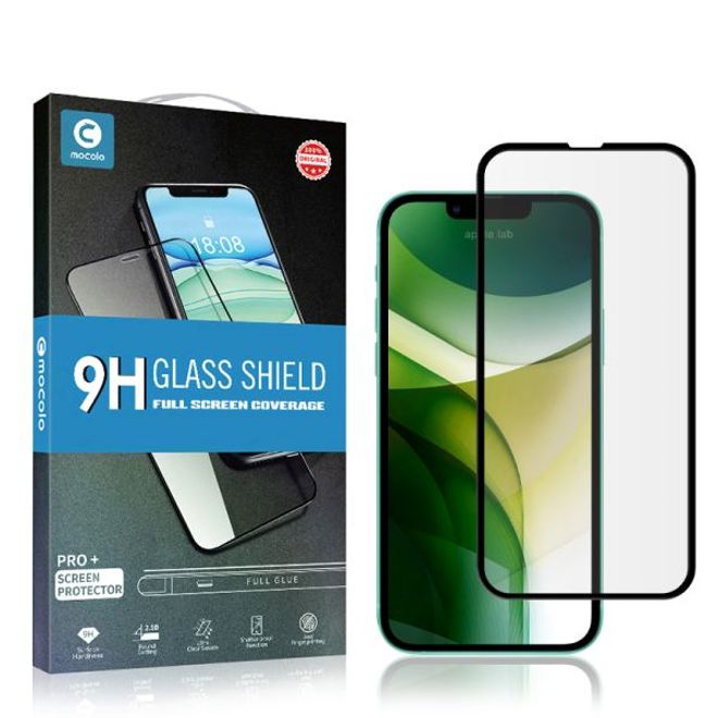 iPhone 13 Pro Max Panzerglas 2.5D Full Cover - Full Glue Displayschutz (0.33 mm) - schwarz
