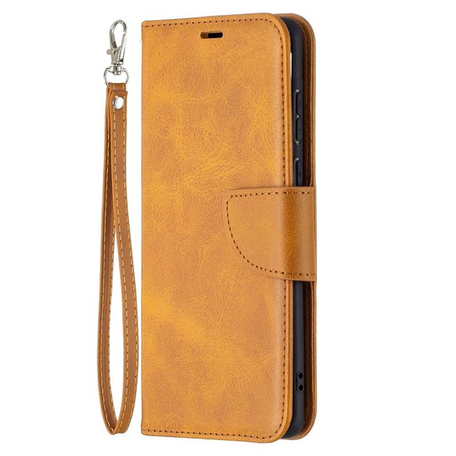 Huawei P50 Handy Hülle - Klassisches Leder Bookcover - braun