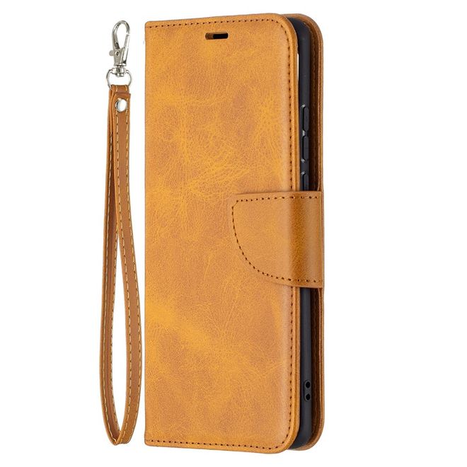 Huawei P50 Pro Handy Hülle - Klassisches Leder Bookcover - braun