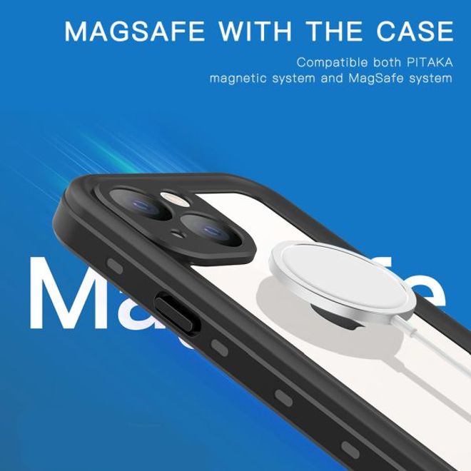 iPhone 13 mini - 360 Grad Outdoor Hülle - Allwetterschutz (wasserdicht & stossfest) - schwarz