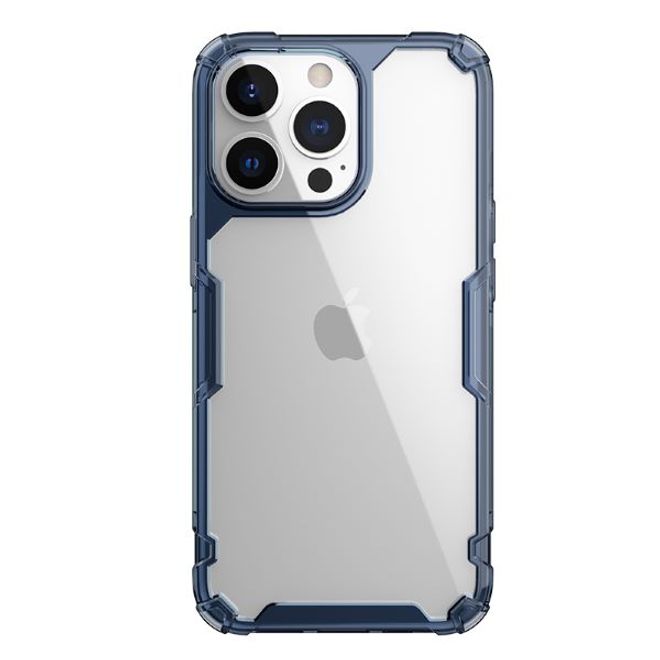 Nillkin - iPhone 13 Pro Max Hülle - TPU Soft Case - Nature Soft Series - blau