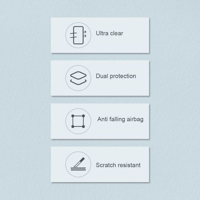 Nillkin - iPhone 13 Pro Max Hülle - TPU Soft Case - Nature Soft Series - blau