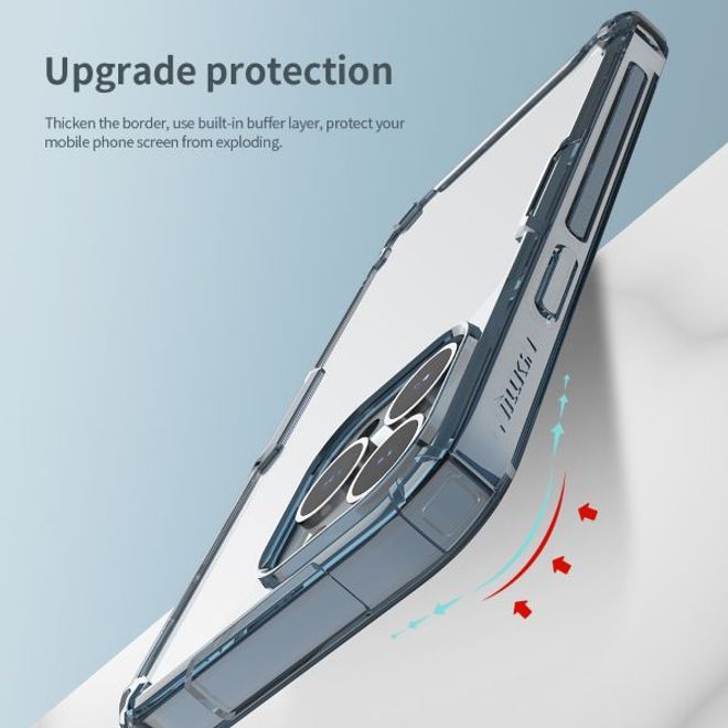 Nillkin - iPhone 13 Pro Max Hülle - TPU Soft Case - Nature Soft Series - blau