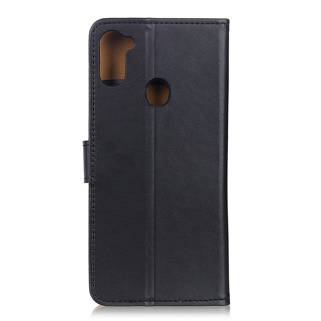 Samsung Galaxy M11 (EU) Handy Hülle - Classic II Leder Bookcover Series - schwarz