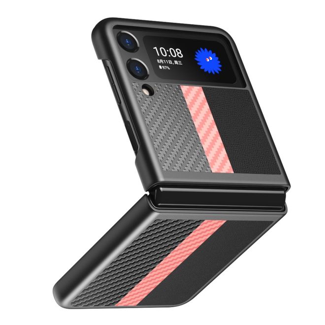 Samsung Galaxy Z Flip3 5G Hülle - Zweifarbiges Hardcase - pink