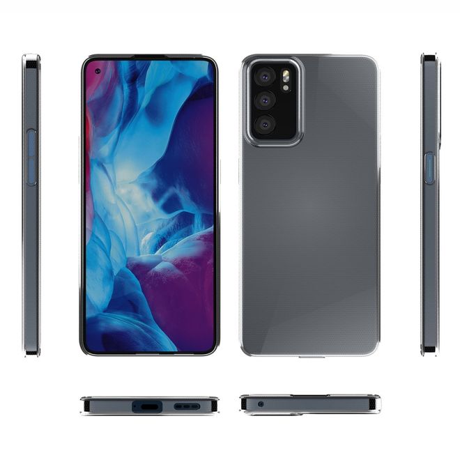 Oppo Reno6 Handyhülle - Softcase TPU Series - transparent