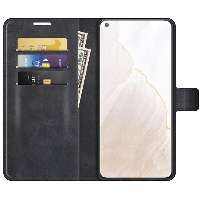 Realme GT Explorer Master Handy Hülle - Classic II Leder Bookcover Series - schwarz