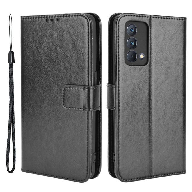 Realme GT Master Handy Hülle - Classic II Leder Bookcover Series - schwarz