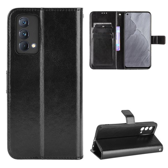Realme GT Master Handy Hülle - Classic II Leder Bookcover Series - schwarz