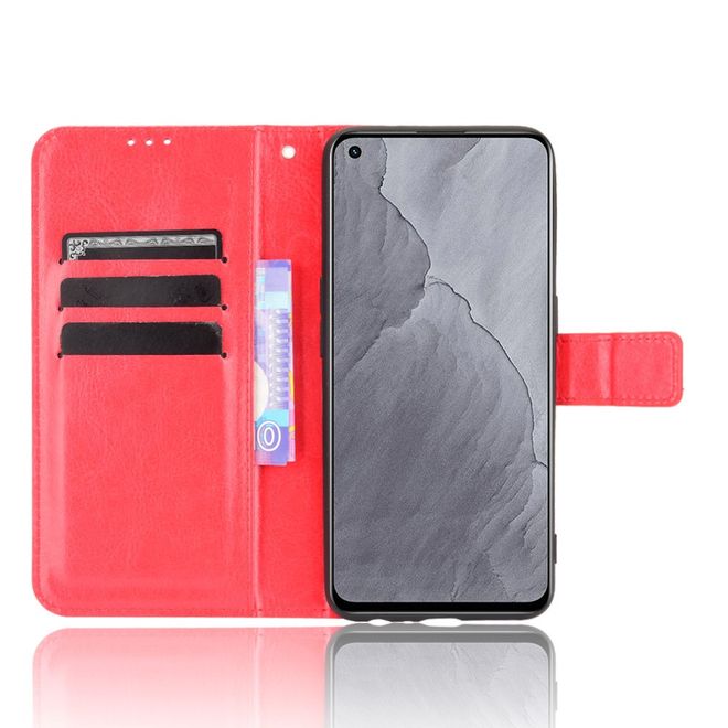Realme GT Master Handy Hülle - Classic II Leder Bookcover Series - rot