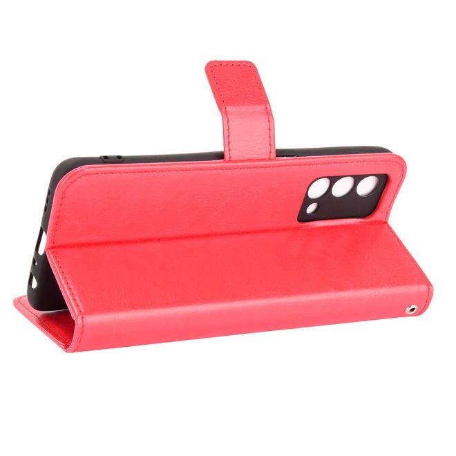 Realme GT Master Handy Hülle - Classic II Leder Bookcover Series - rot