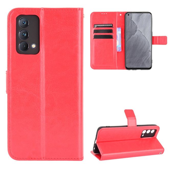 Realme GT Master Handy Hülle - Classic II Leder Bookcover Series - rot