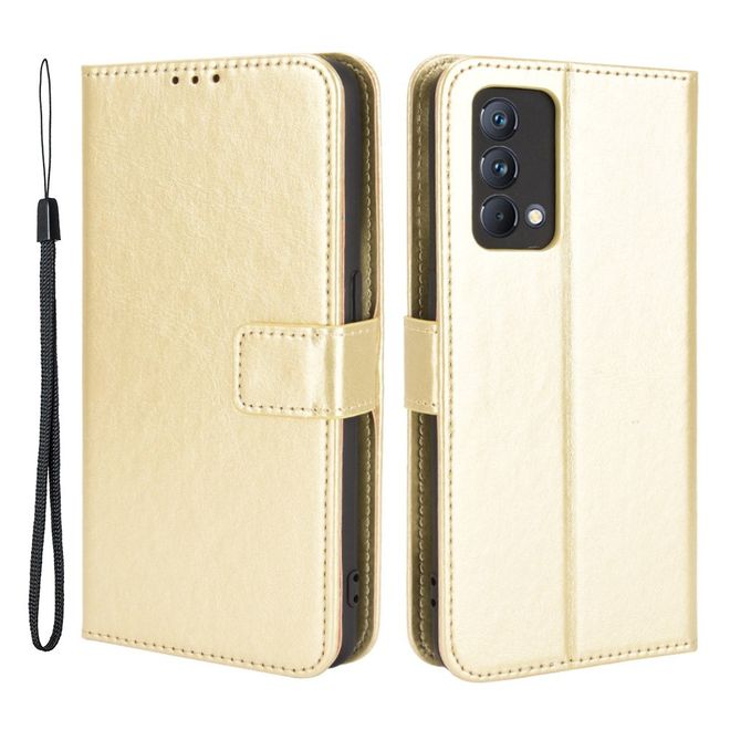 Realme GT Master Handy Hülle - Classic II Leder Bookcover Series - gold