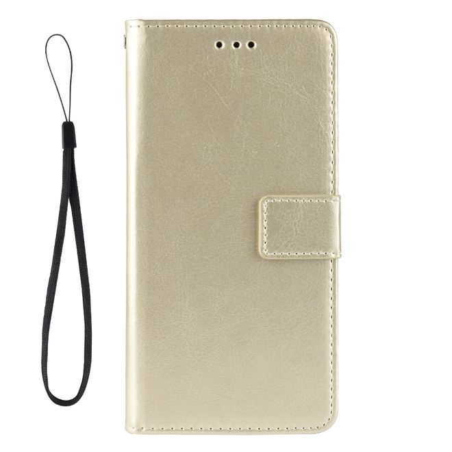 Realme GT Master Handy Hülle - Classic II Leder Bookcover Series - gold