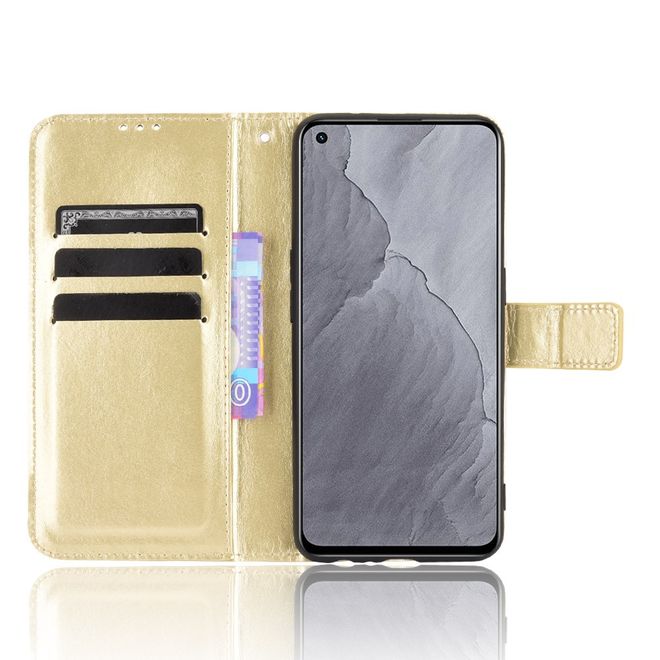 Realme GT Master Handy Hülle - Classic II Leder Bookcover Series - gold